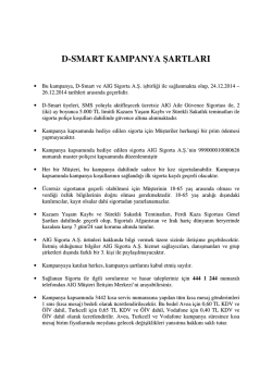 d-smart kampanya şartları