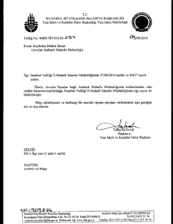 OneTouch 4.6 Scanned Documents - İstanbul B&uuml;y&uuml;kşehir Belediyesi