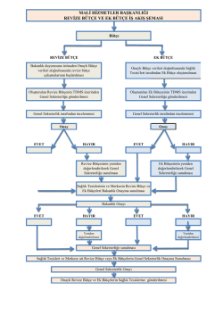 Revize B&uuml;t&ccedil;e Ve Ek B&uuml;t&ccedil;e İş Akış Şeması