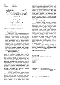 İLİ : AMASYA - Bitlis İl M&uuml;ft&uuml;l&uuml;ğ&uuml;