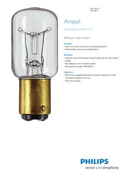 Product Familiy Leaflet: T&uuml;p Aspirat&ouml;r Ampulleri T-25 L