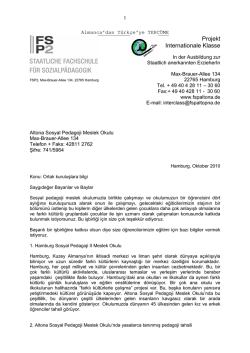 Projekt Internationale Klasse