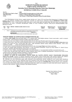 ESHoT GENEL M&Uuml;D&Uuml;RL&Uuml;Ğ&Uuml;