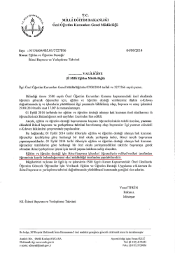 T.c. MİLLİ EĞİTİM BAKANLIĞI