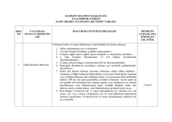 KADIKÖY BELEDİYE BAŞKANLIĞI EVLENDİRME DAİRESİ KAMU