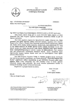 okuls&uuml;t&uuml; - Şuhut İl&ccedil;e Milli Eğitim M&uuml;d&uuml;rl&uuml;ğ&uuml;