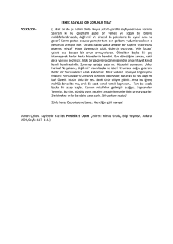 ERKEK ADAYLAR İ&Ccedil;İN ZORUNLU TİRAT TOLKA&Ccedil;OF