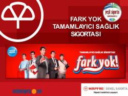 fark yok sigortası sunum
