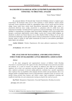 10-yavuz tansoy yıldırım - Journal of Life Economics