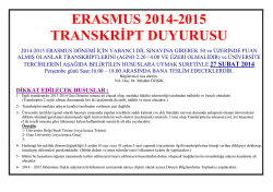 Erasmus_2014_2015_Transkript_Teslimi_Duyurusu