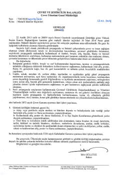 T.c &Ccedil;EVRE vE şEHİRcİLİK BALANLIĞI