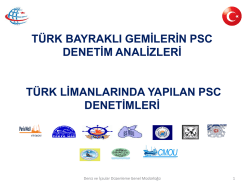 2013 yılı psc analizleri