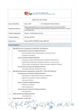 toplantı tutanağı