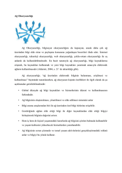 3. Ağ Okuryazarlığı