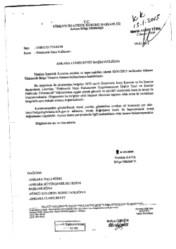 Elektronik İmza Kullanımı