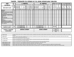 153 takdir - teşekkür ile dönem ve yıl sonu hesaplama tablosu