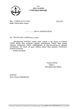 Ayrıntılar İ&ccedil;in Tıklayınız