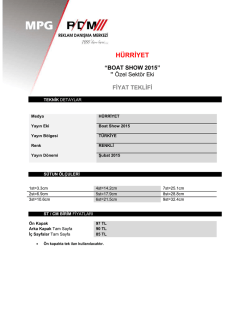 H&Uuml;RRİYET - cnr avrasya boat show