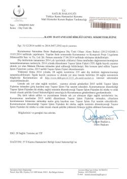 A&ccedil; - T&uuml;rkiye Kamu Hastaneleri Kurumu