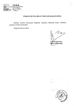 W TBMM. - Türkiye Büyük Millet Meclisi