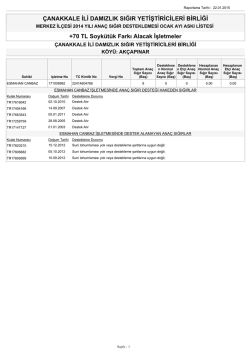 merkez+70 - &ccedil;anakkale ili damızlık sığır yetiştiricileri birliği