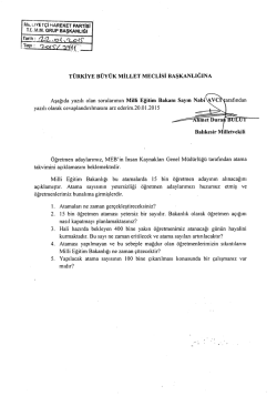 Mıwve r&ccedil;ı HAREKET PARTisl _ LE. MM. GRUP BAŞKANLIĞI