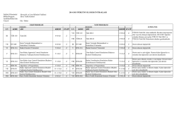 2014-2015 HTK İntibak