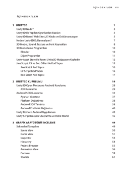 İÇİNDEKİLER