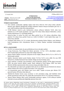 ABD Ekonomisi Kaynaklı Finansal Dalgalanmanın