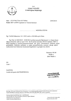 T.C. _ UŞAK VALILIGI Il Mill&icirc; Eğitim M&uuml;d&uuml;rl&uuml;ğ&uuml; Sayı : 23374746