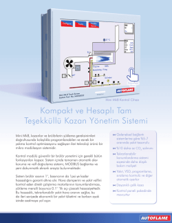 Kompakt ve Hesaplı Tam Teşekk&uuml;ll&uuml; Kazan Y&ouml;netim