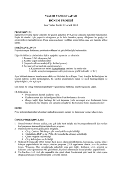 yzm 311 yazılım yapımı