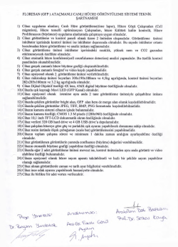 ATA&Ccedil;MANLI CANLI H&Uuml;CRE G&Ouml;R&Uuml;NT&Uuml;LEME SİSTEMİ TEKNİK