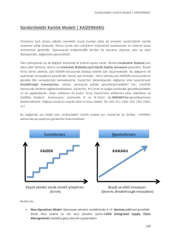 Sürdürülebilir Karlılık Modeli | KAIZENKAKU