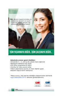 TEB_Staj İlanı
