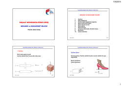 İnşaat M&uuml;hendisliğine Giriş: Mekanik
