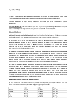 SPK Kurumsal Y&ouml;netim Tebliği 1.3.5. &Ccedil;er&ccedil;evesinde