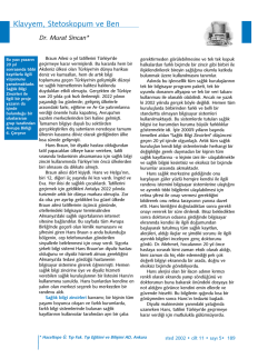 Klavyem, Stetoskopum ve Ben