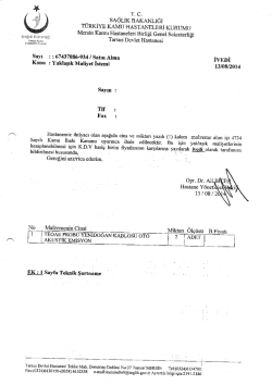 sAĞLıK BAKANLIĞI T&Uuml;RKİYE KAMU HASTANELERİ KURUMU