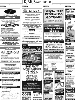 Kİ BRT S sari iıanıar