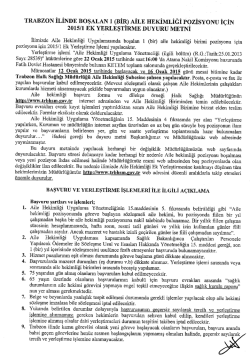 duyuru metni i&ccedil;in tıklayınız - Trabzon Halk Sağlığı M&uuml;d&uuml;rl&uuml;ğ&uuml;