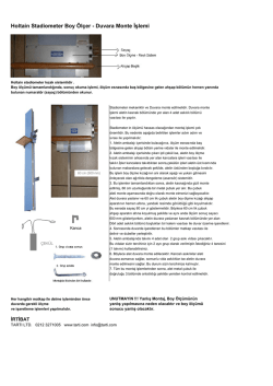 Holtain Stadiometer Boy &Ouml;l&ccedil;er