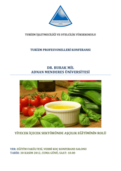 DR. BURAK MİL ADNAN MENDERES &Uuml;NİVERSİTESİ