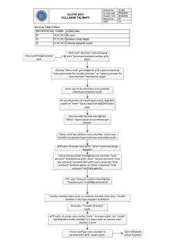 TL-033-Glove Box Kullanım Talimatı