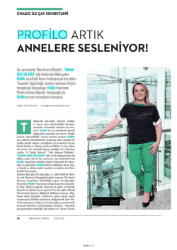 profilo artık - BSH T&uuml;rkiye Blog