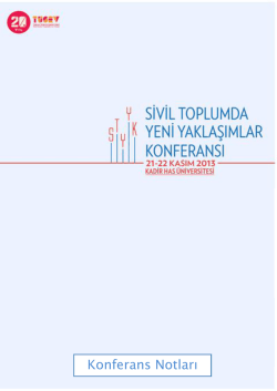 Konferans Notları