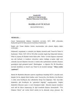 hazırlayan ve sunan