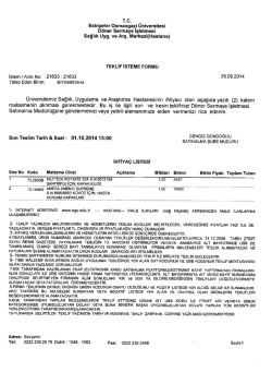 Eskişehir Osmangazi &Uuml;niversitesi Hastanesi