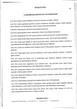 HİZMETE &ouml;zıaıJ