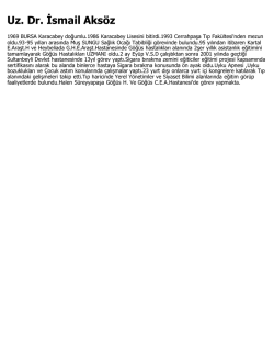&Ouml;zge&ccedil;miş - S&uuml;reyyapaşa G&ouml;ğ&uuml;s Hastalıkları Hastanesi